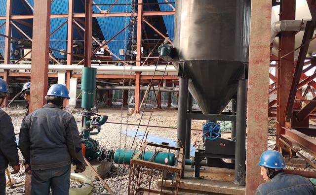 碳酸氫鈉循環(huán)輸送系統(tǒng)運(yùn)行成功
