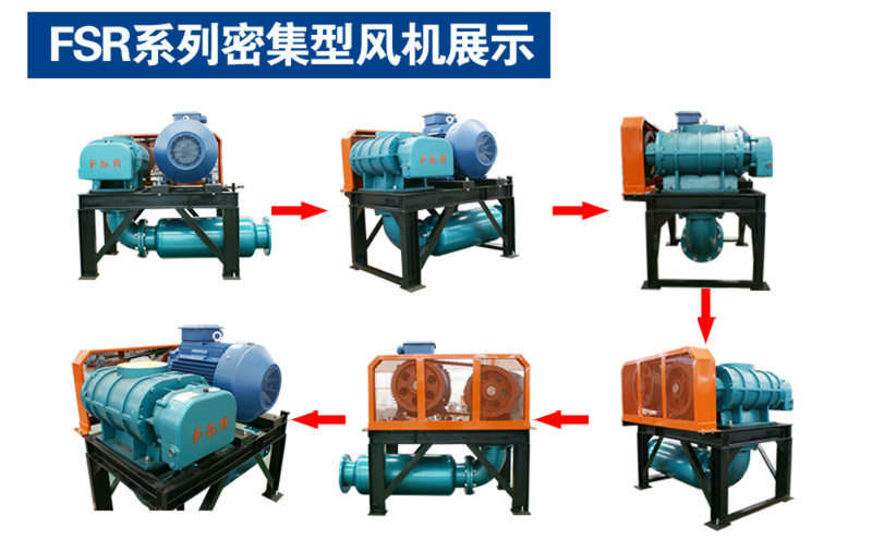 密集型羅茨風(fēng)機多角度